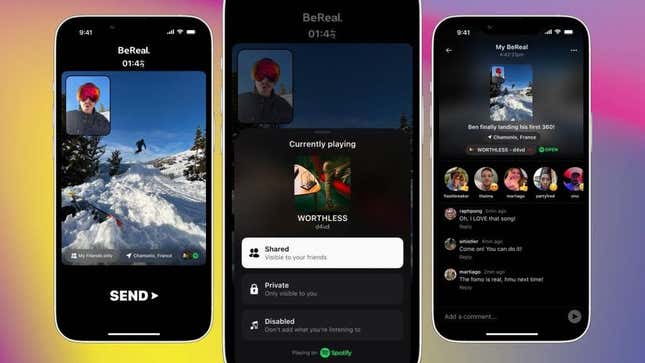 Spotify is joining BeReal